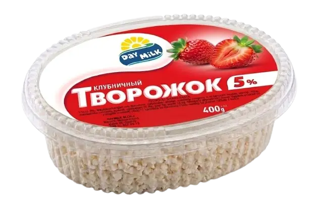 Qulupnayli tvorog 5%
